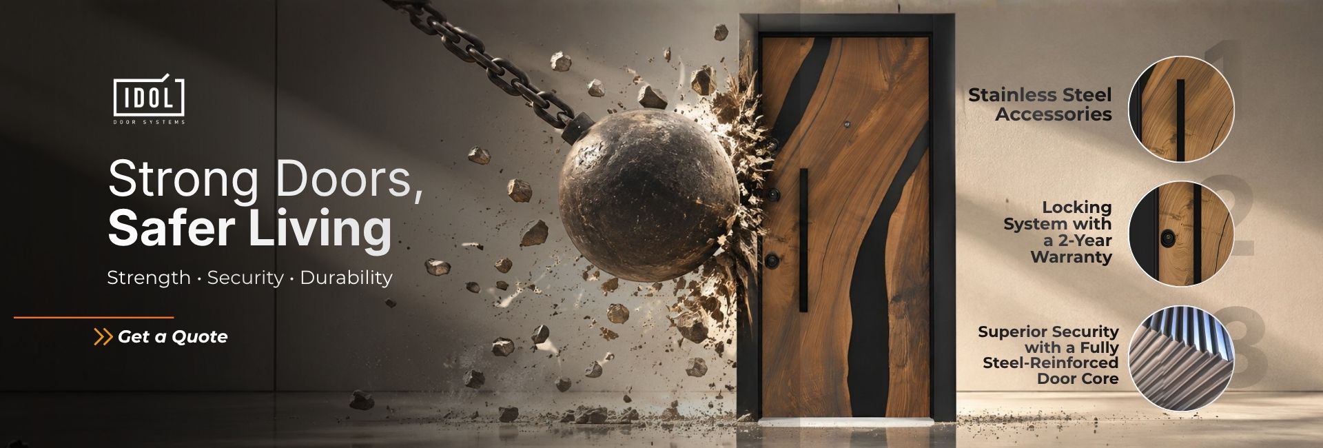 Strong Doors, Safe Living